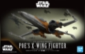 Star Wars Bandai Model Kit: 1/ 72 POES X-WING FIGHTER (RISE OF SKYWALKER) 
