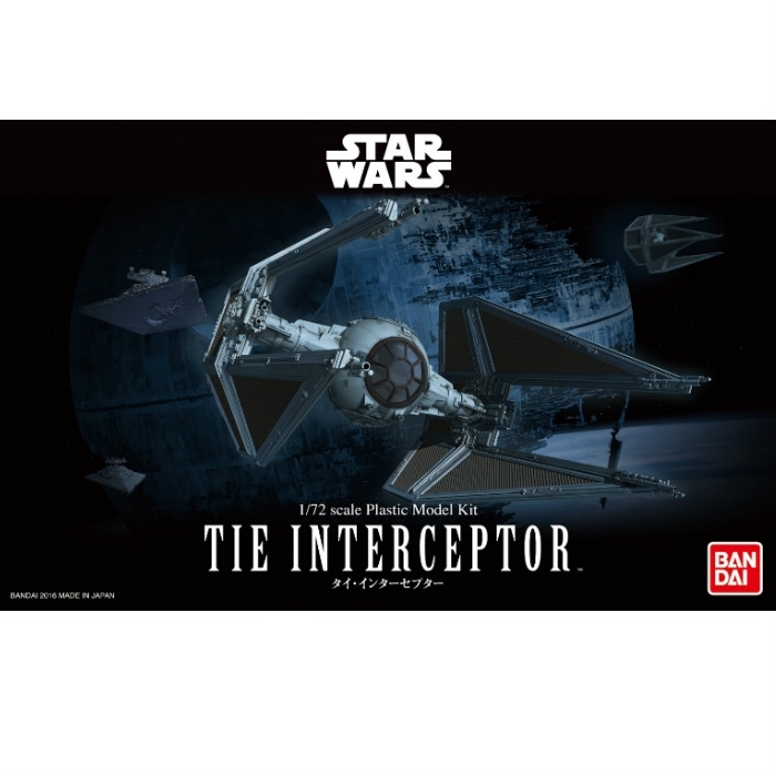 Star Wars Bandai Model Kit: Tie Interceptor (1/72) 