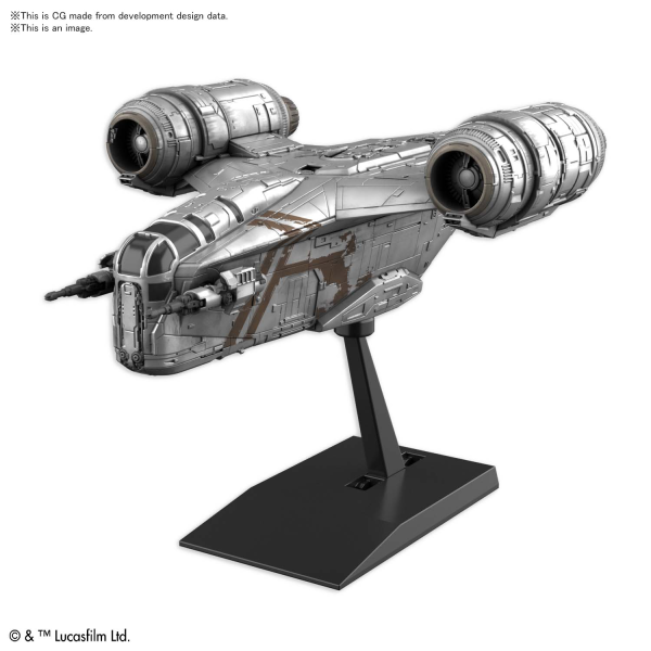 Star Wars Model Kit: Vehicle Model Razor Crest (Silver Coating Ver.) 