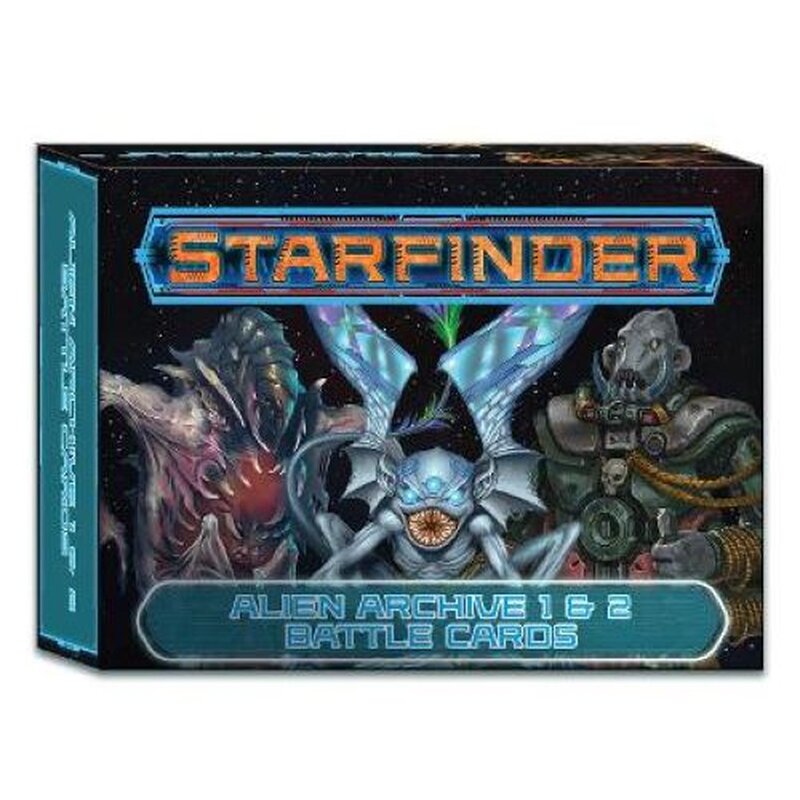 Starfinder: ALIEN ARCHIVE 1 AND 2 BATTLE CARDS 