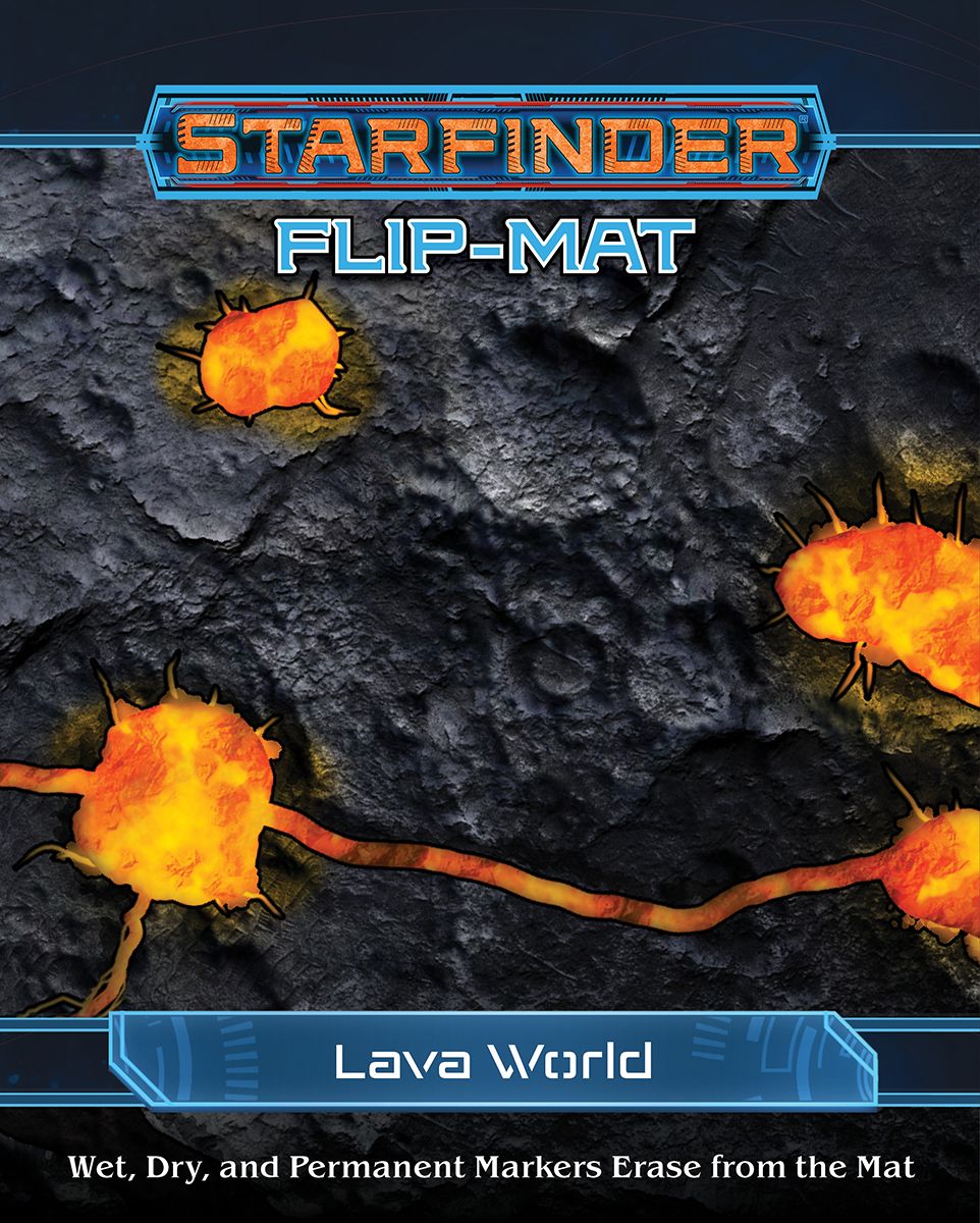 Starfinder: Flip-Mat: Lava World 