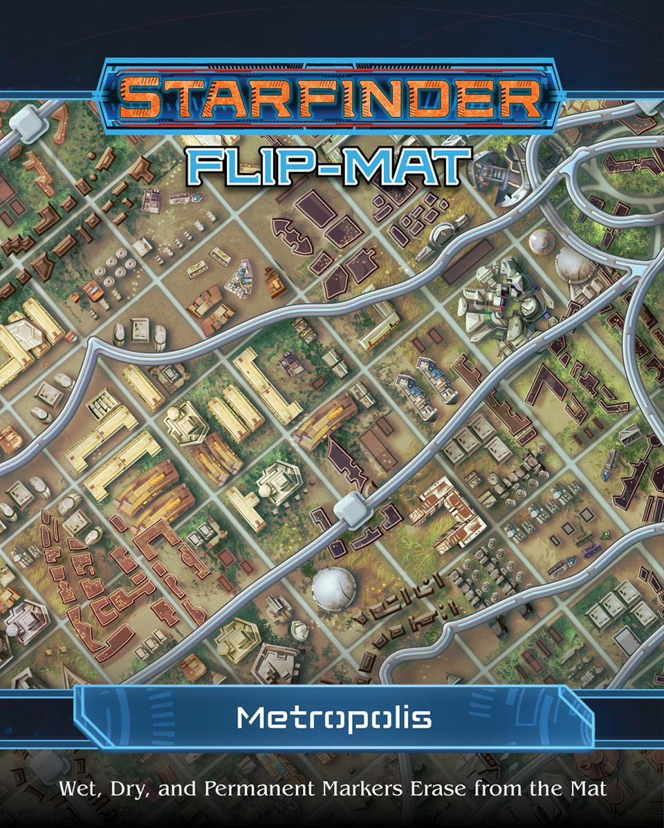 Starfinder: Flip-Mat: Metropolis 