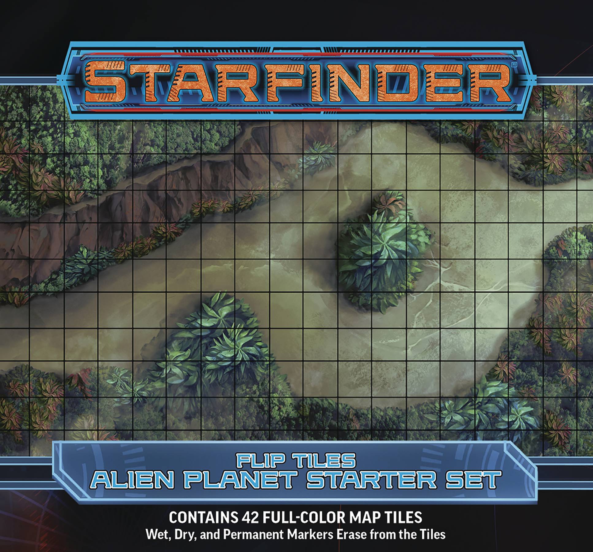 Starfinder: Flip-Tiles- Alien Planet Starter Set 