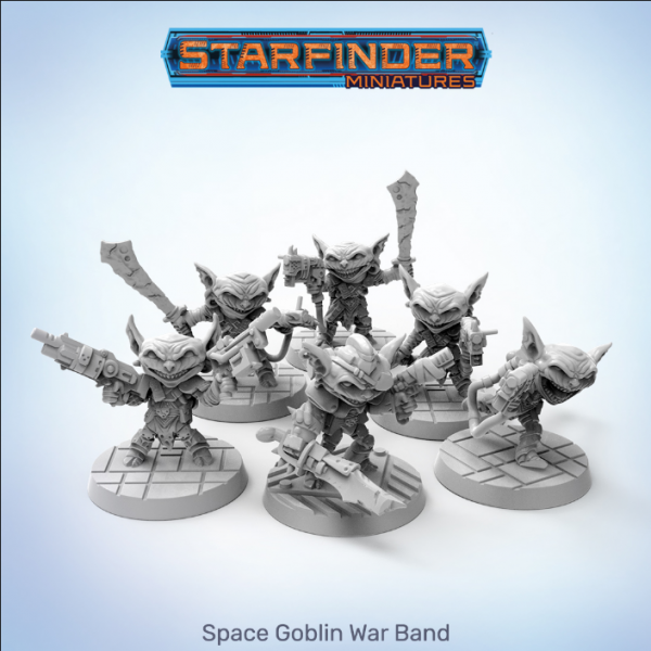Starfinder Masterclass Miniatures: Space Goblins War Band 