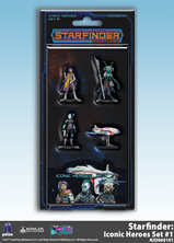 Starfinder: Miniatures- Iconic Heroes Set 1 