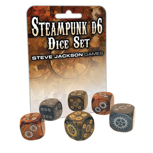 Steampunk D6 Dice Set