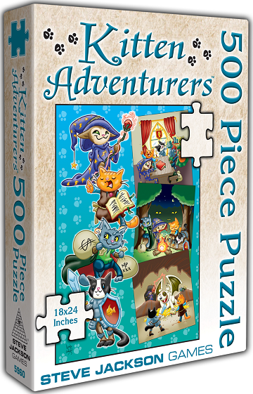 Steve Jackson Games Puzzles (500): Kitten Adventurers 