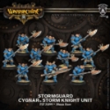 Warmachine: Cygnar (31099): Stormguard Storm Knight Unit (Plastic) 