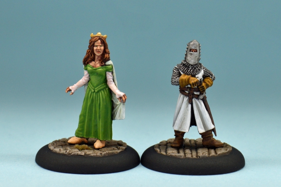 Studio Miniatures: Medieval Mayhem- Queen Guinevere & Sir Noere 