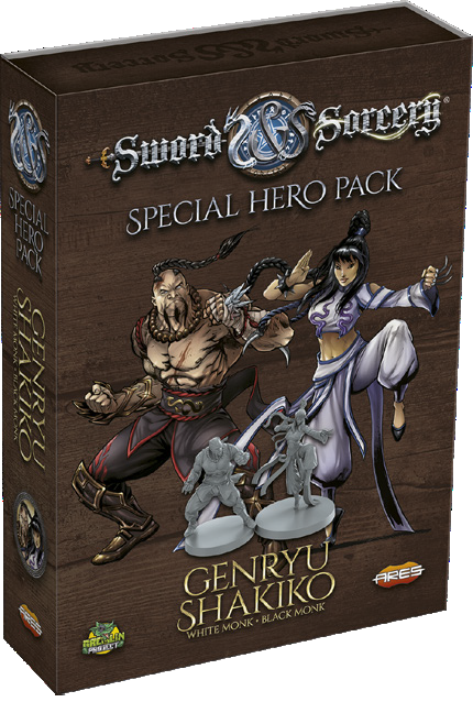Sword and Sorcery: White & Black Monk Hero Pack 