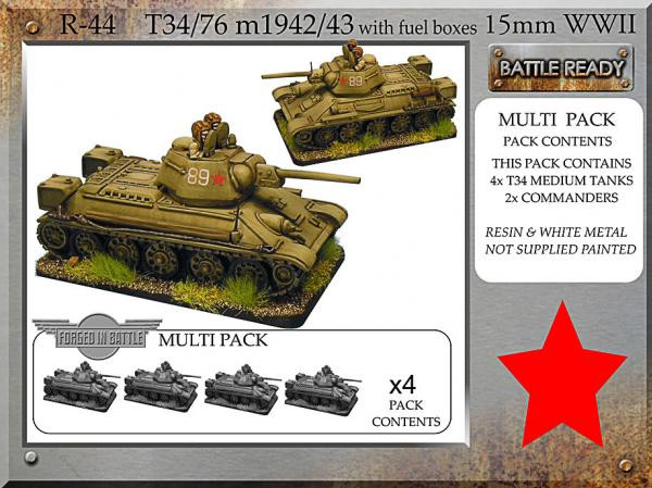 Forged in Battle: Russian: T-34/76 m42/43 (fuel boxes) 