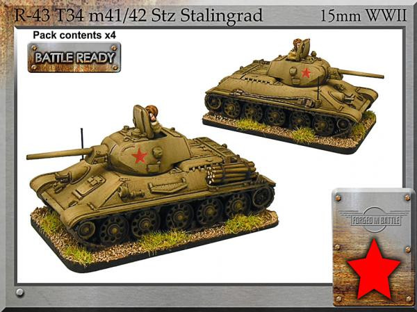 Forged in Battle: Russian: T-34 m41/42 Stz Stalingrad 