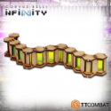 TT Combat Infinity Terrain: Neon Barricades 
