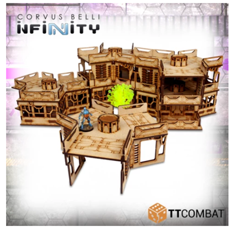TT Combat Infinity Terrain: Tri Building Complex 