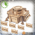 TT Combat Terrain: Sci-fi Scenics - Bolstered Bunker 