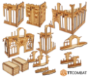 TT Combat Terrain: Sci-fi Scenics - City Quadratum Ruins 