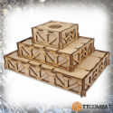 TT Combat Terrain: Sci-fi Scenics - Municipium Sector Industrial Scaffold 