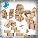 TT Combat Terrain: Sci-fi Scenics - Razed District 