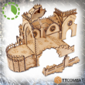 TT Combat Terrain: Sci-fi Scenics - Ruined Convent Pulpit 