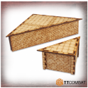 TT Combat Terrain: Streets of Venice- Raised Street Corners 