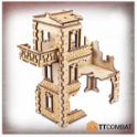TT Combat Terrain: Streets of Venice- Ruined Modular Casa Balcone Simona 