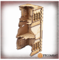 TT Combat Terrain: Streets of Venice- Ruined Modular Villetta Triplicare Rosa 