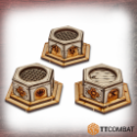 TT Combat Terrain: Streets of Venice- Venetian Hexagonal Wells 