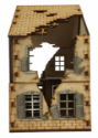 TT Combat Terrain: World War Scenics-  Ruined Terrace House 