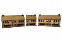 TT Combat Terrain: World War Scenics - Shops Set (15mm) 
