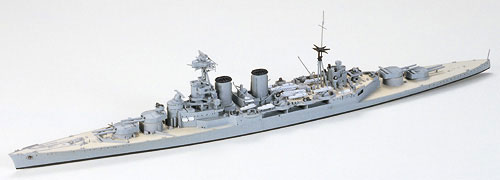 Tamiya 1/700 Scale: British Battle Cruiser Hood and E-Class Destroyer 