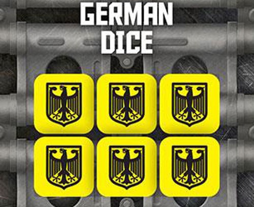 Tanks The Modern Age: German Dice Set 