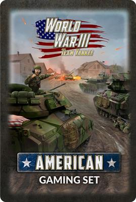 Team Yankee American: Gaming Set (x20 Tokens, x2 Objectives, x16 Dice) 