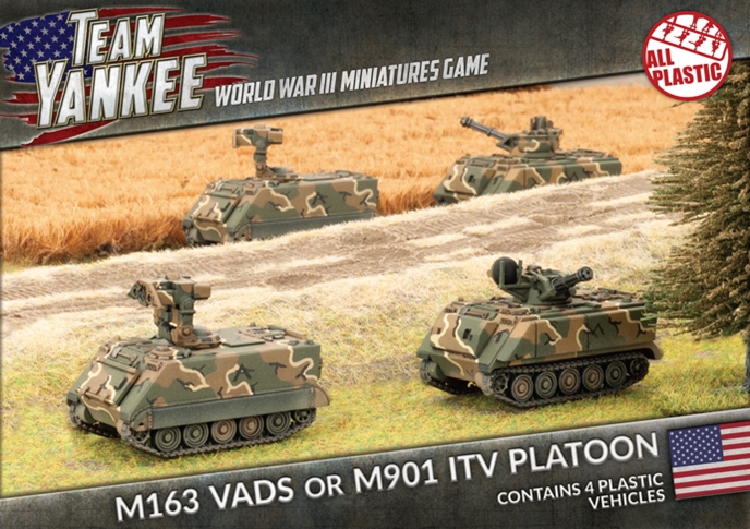 Team Yankee American: M163 VADS or M901 ITV Platoon 