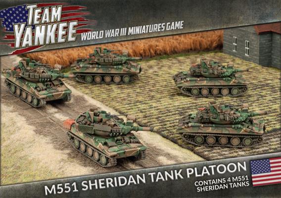 Team Yankee M551 Sheridan Tank Platoon TUBX17 Ship for sale online