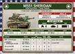 Team Yankee American: M551 Sheridan Tank Platoon - TUBX17 [9420020237315]