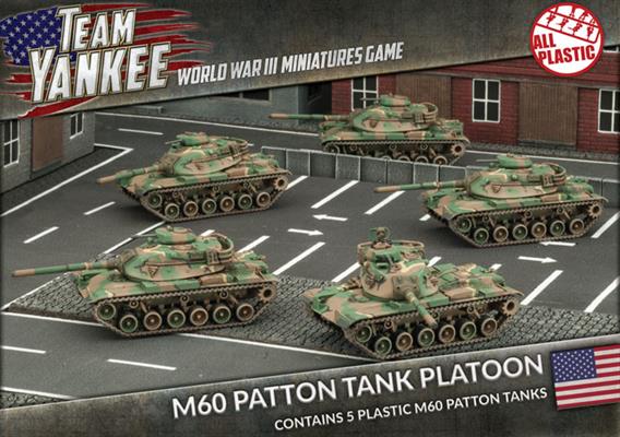 Team Yankee American: M60 Patton Tank Platoon (Plastic) 