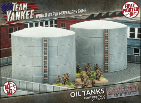 Team Yankee Battlefield In A Box: Oil Tanks 