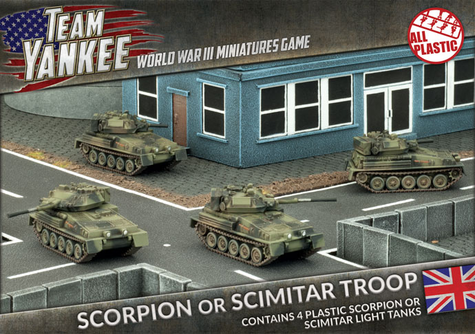 Team Yankee: British Scorpion or Scimitar Troop 