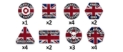 Team Yankee: British - Token Set 