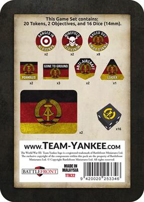 16 Team Yankee East german Dice Battlefront Miniatures 