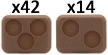 Battlefront: Small Bases - 2 and 3 holes - XX112 [9420020219601]