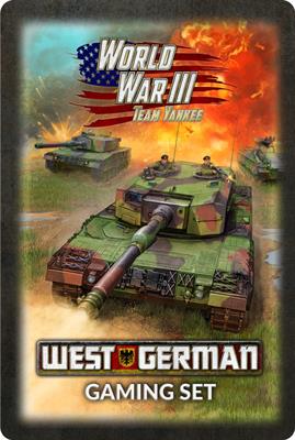 Team Yankee: West German: Gaming Set (x20 Tokens, x2 Objectives, x16 Dice) 