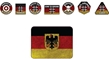 Team Yankee: West German: Gaming Set (x20 Tokens, x2 Objectives, x16 Dice) - TTK20 [9420020252677]