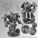 Scibor Monstrous Miniatures: SF Templar Paladin 