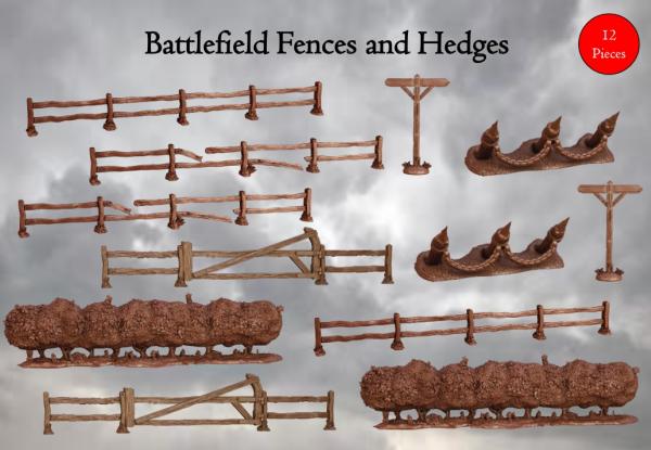 Terrain Crate: Battlefield Fences & Hedges 