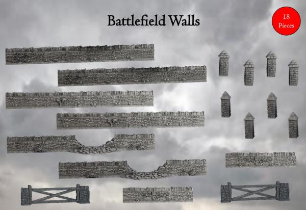 Terrain Crate: Battlefield Walls 