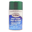 Testors Enamel Spray- Metallic: Flake Green 