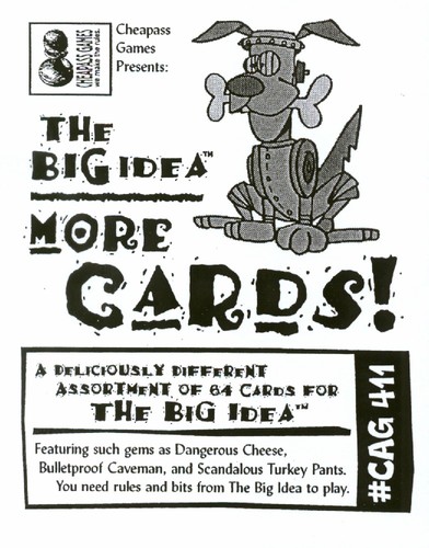 The Big Idea: More Cards! (SALE) 