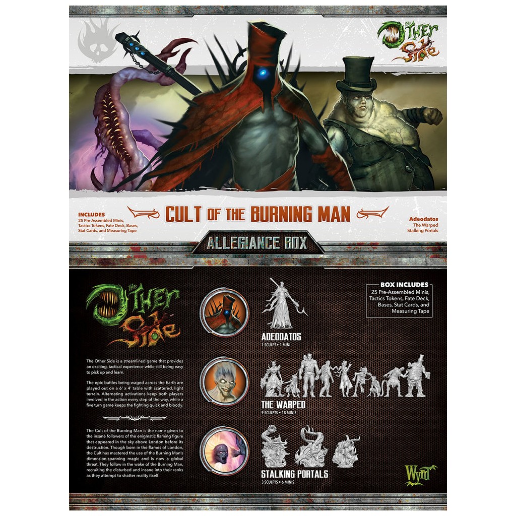 The Other Side: Cult of the Burning Man: Allegiance Box - Adeodatos 