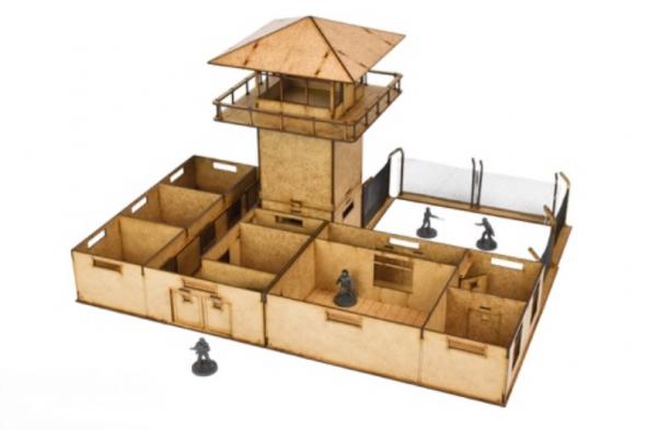 The Walking Dead: All Out War- (MDF Scenery) The Prison 